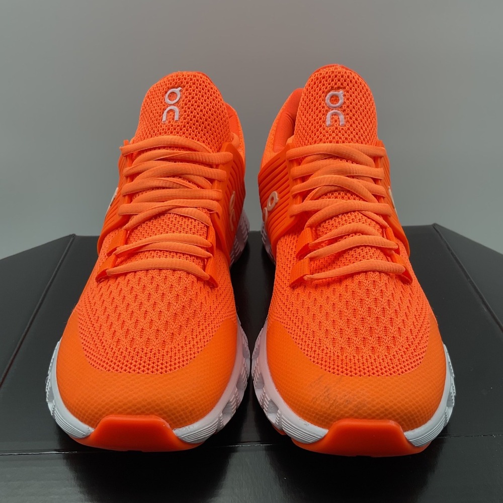 On Running Cloudswift Womens Orange Athletic Running Shoes CloudTec Mesh